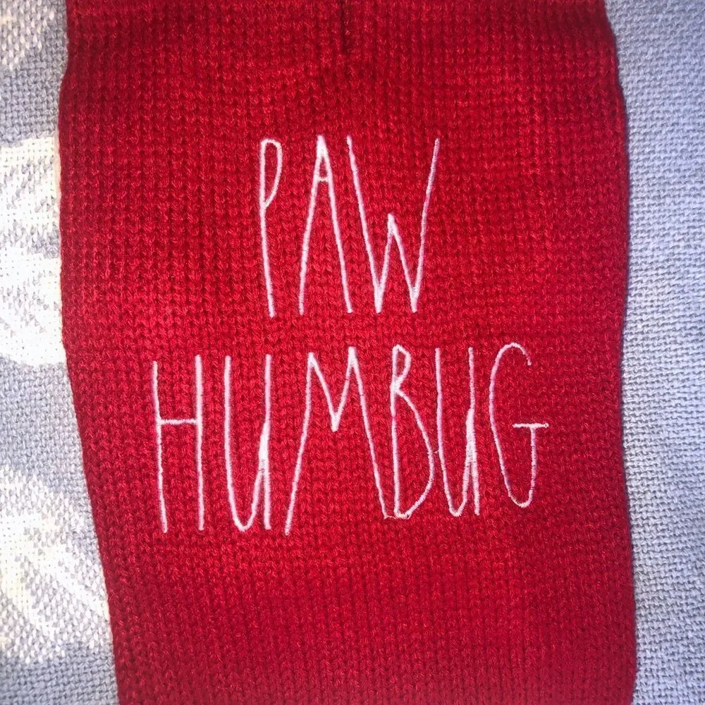 𝅺NWT XSmall Rae Dunn Festive Pet Sweater